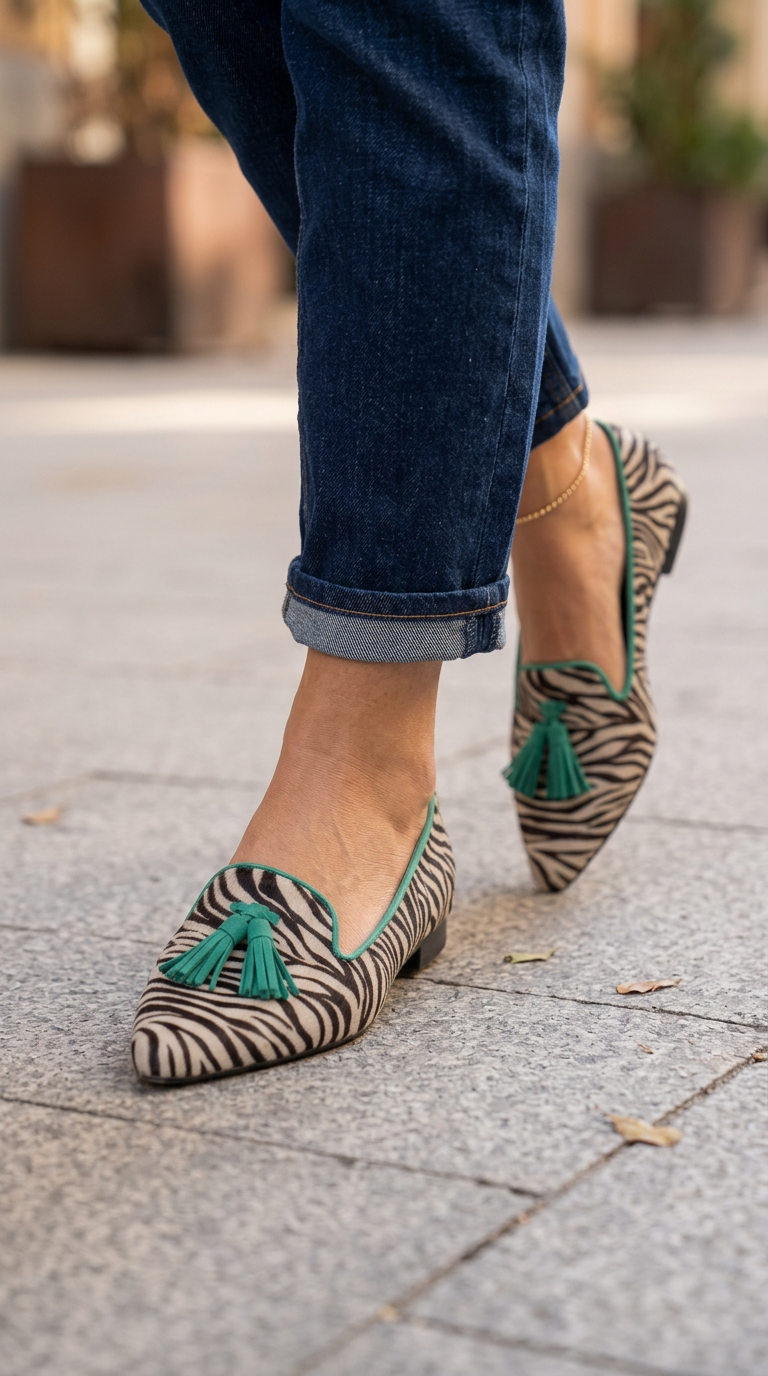 Livia | Ballerines à bout pointu et à enfiler