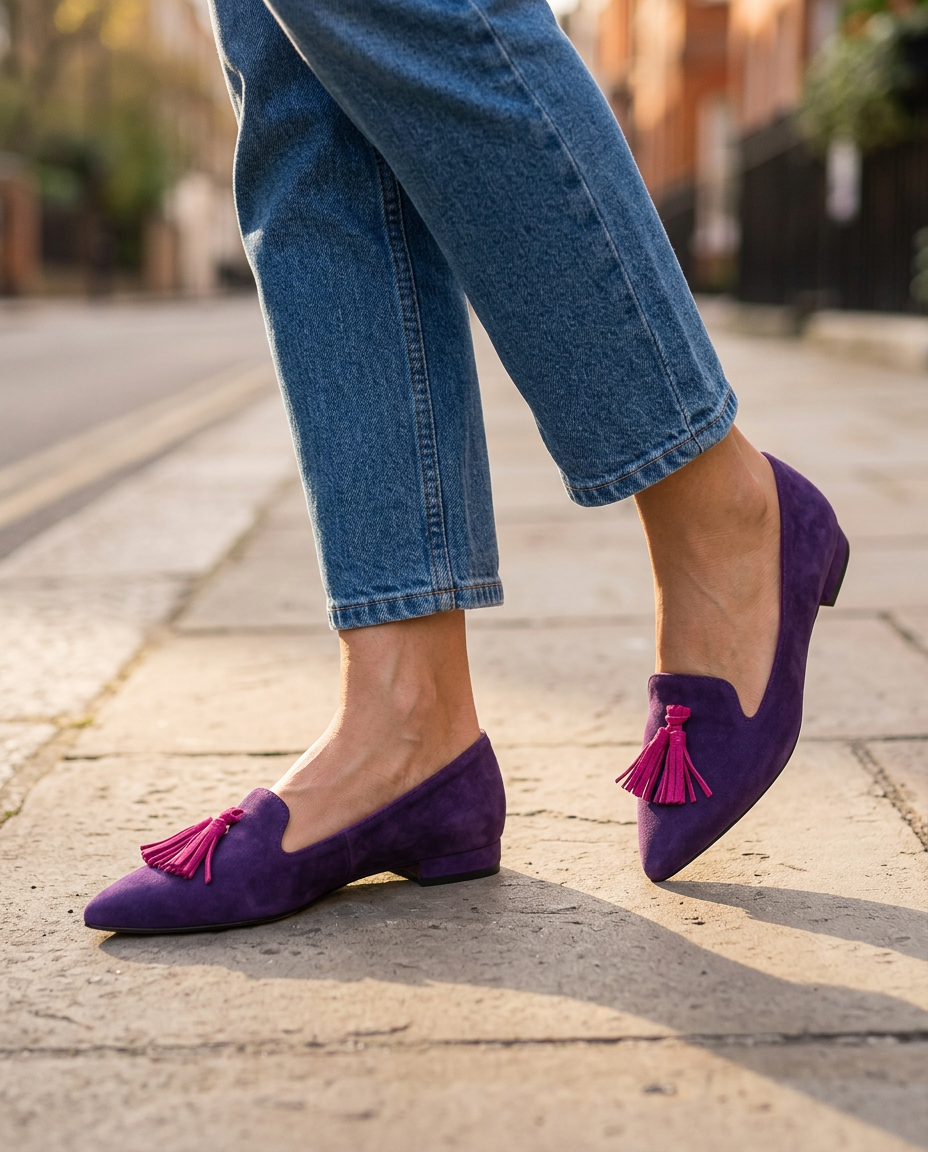 Livia | Ballerines à bout pointu et à enfiler