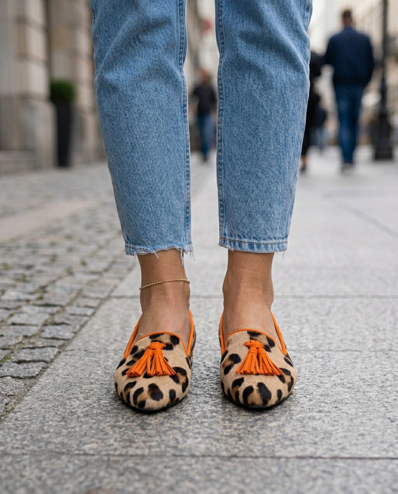 Livia | Ballerines à bout pointu et à enfiler