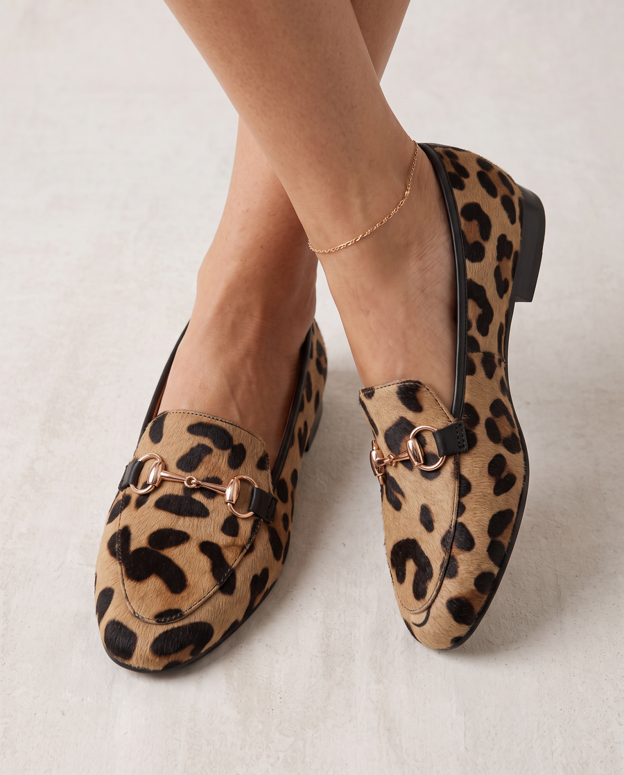 Serena Loafer — Léopard avec mors
