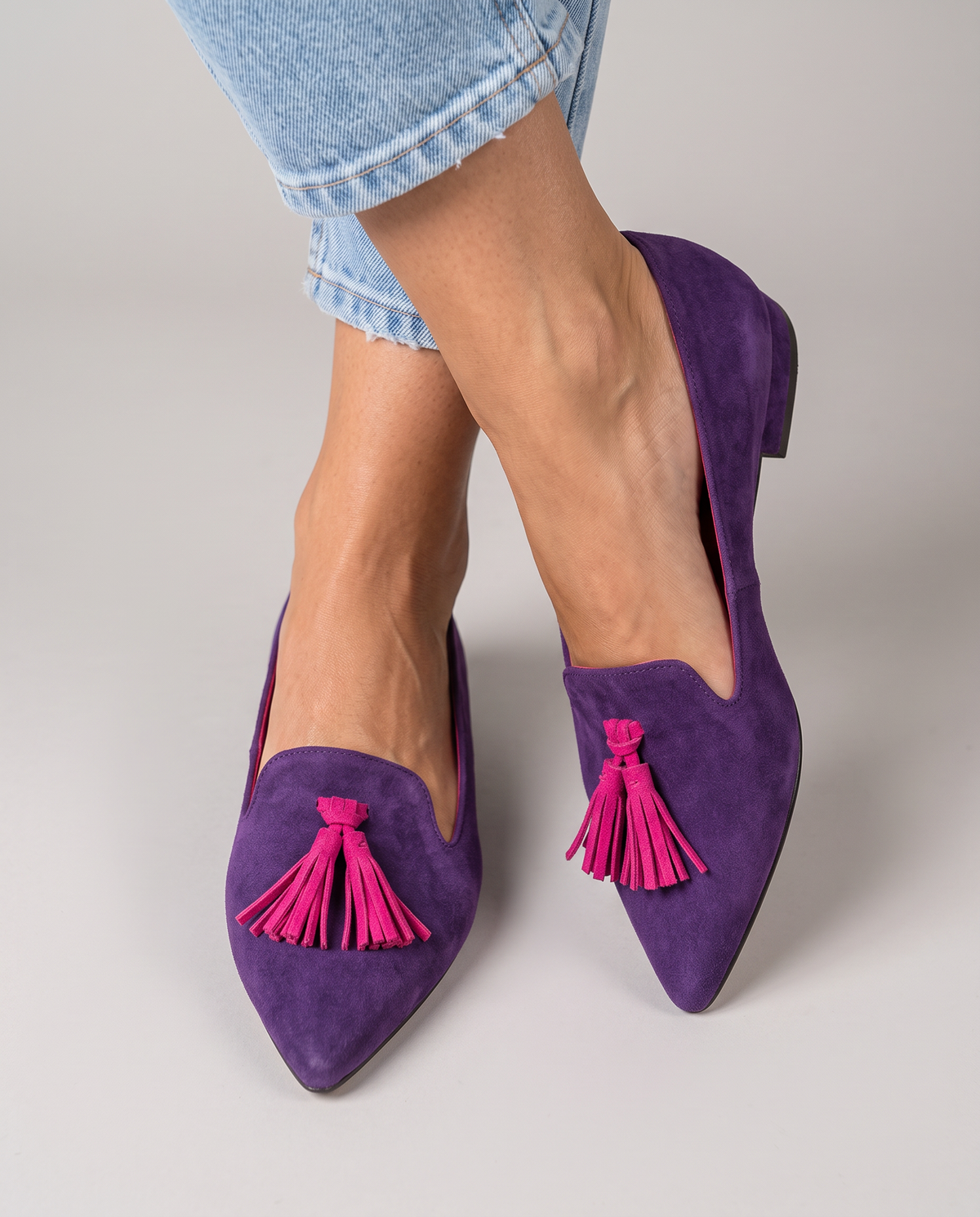 Livia | Ballerines à bout pointu et à enfiler