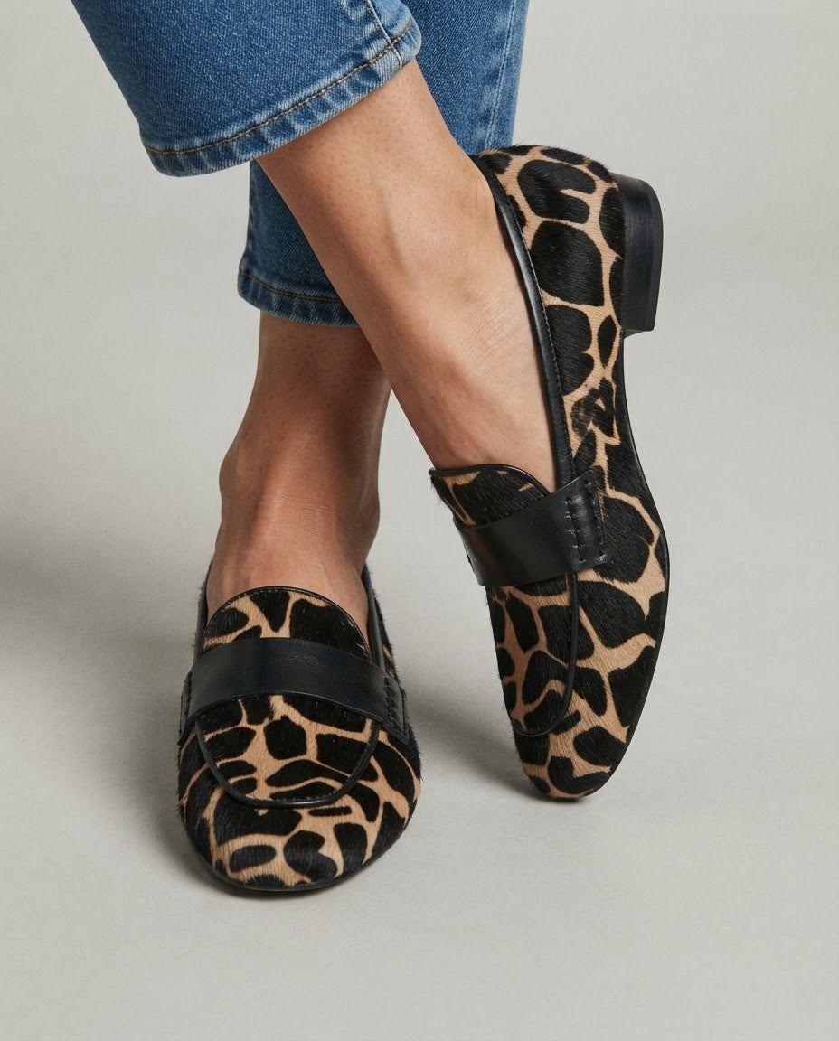 Giulia Mocassin — Girafe Abricot