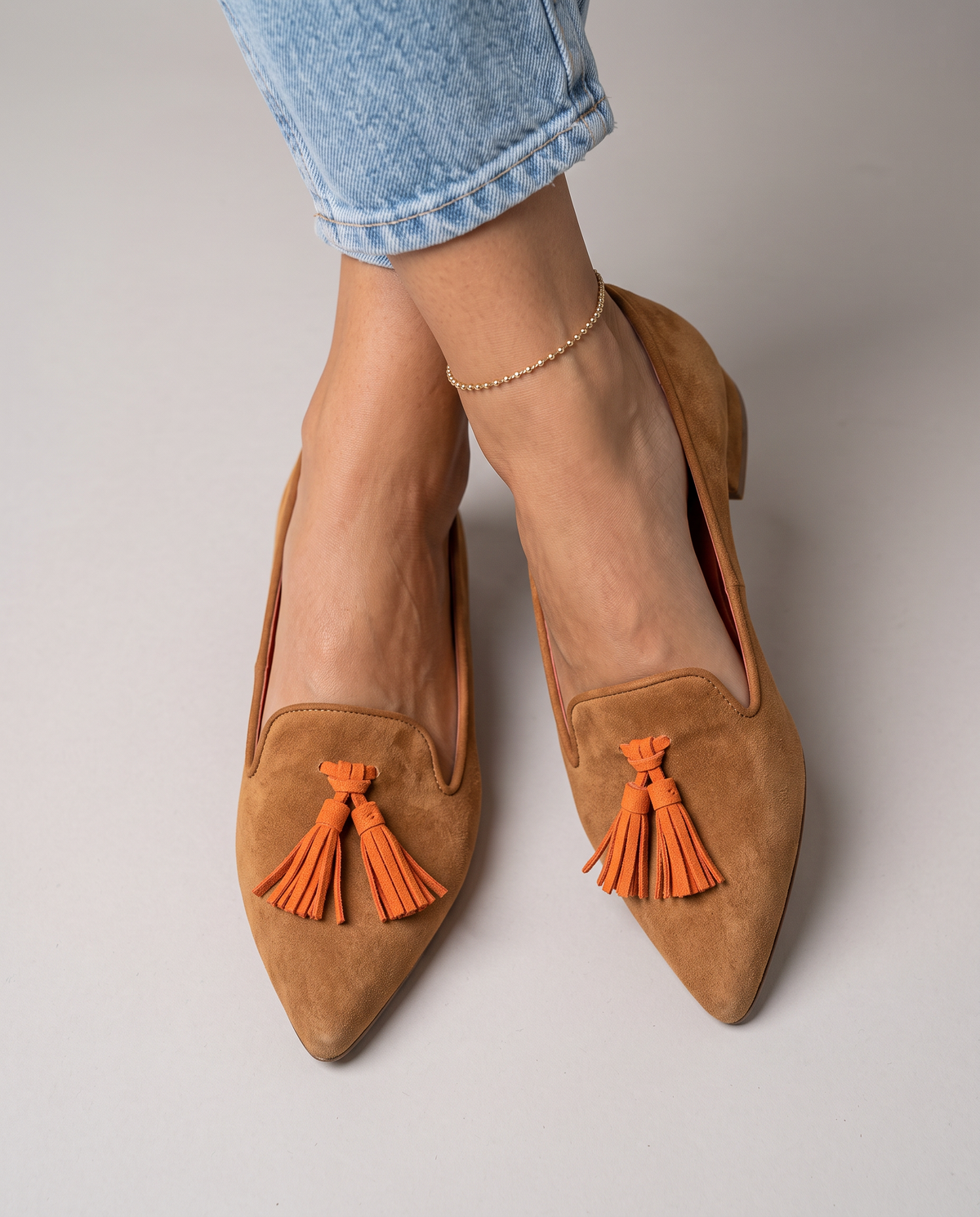 Livia | Ballerines à bout pointu et à enfiler