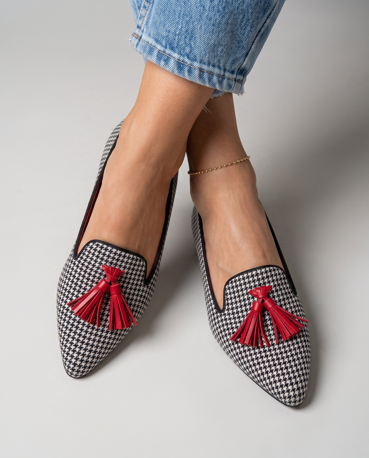 Livia | Ballerines à bout pointu et à enfiler