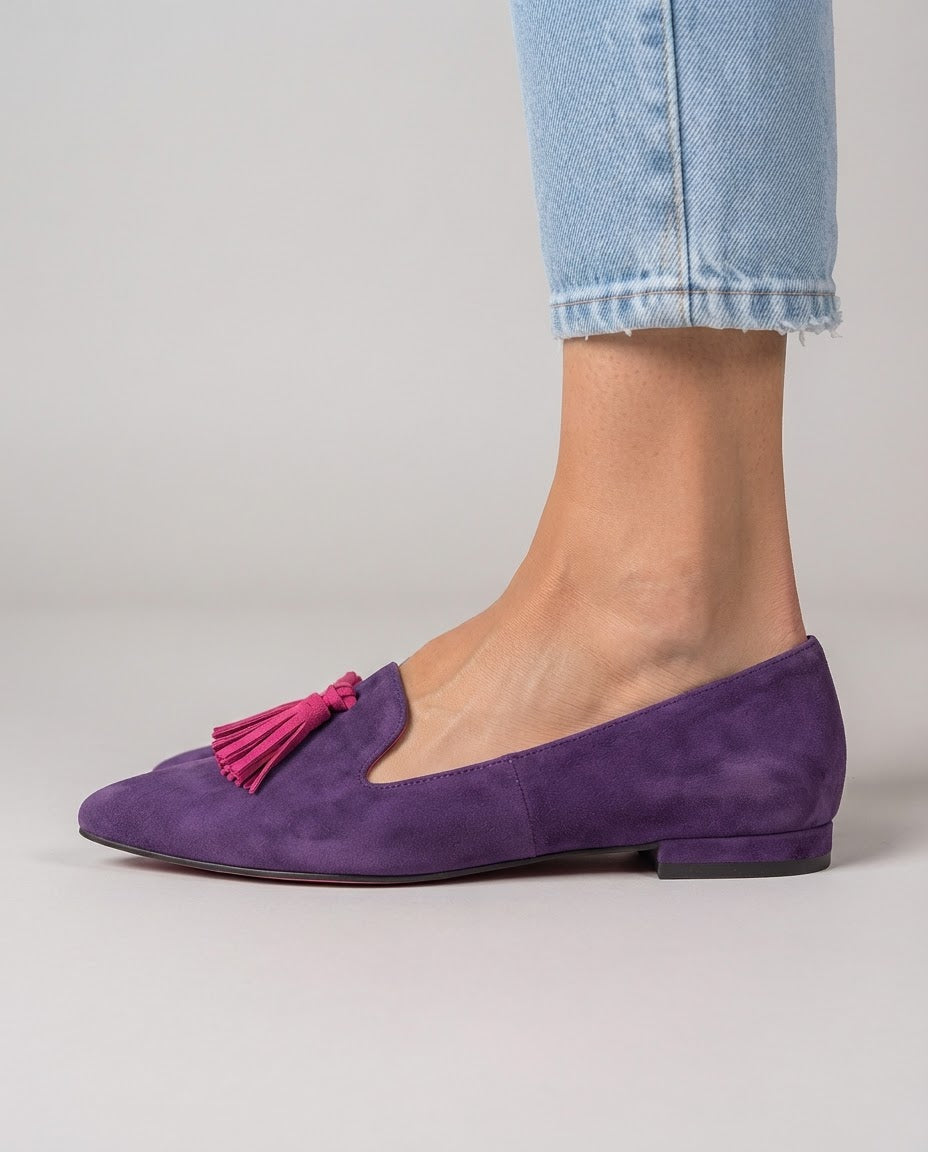 Livia | Ballerines à bout pointu et à enfiler