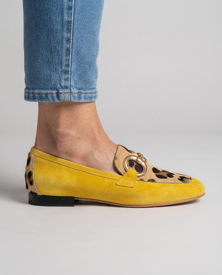 Assunta | Mocassins à Imprimé Animalier