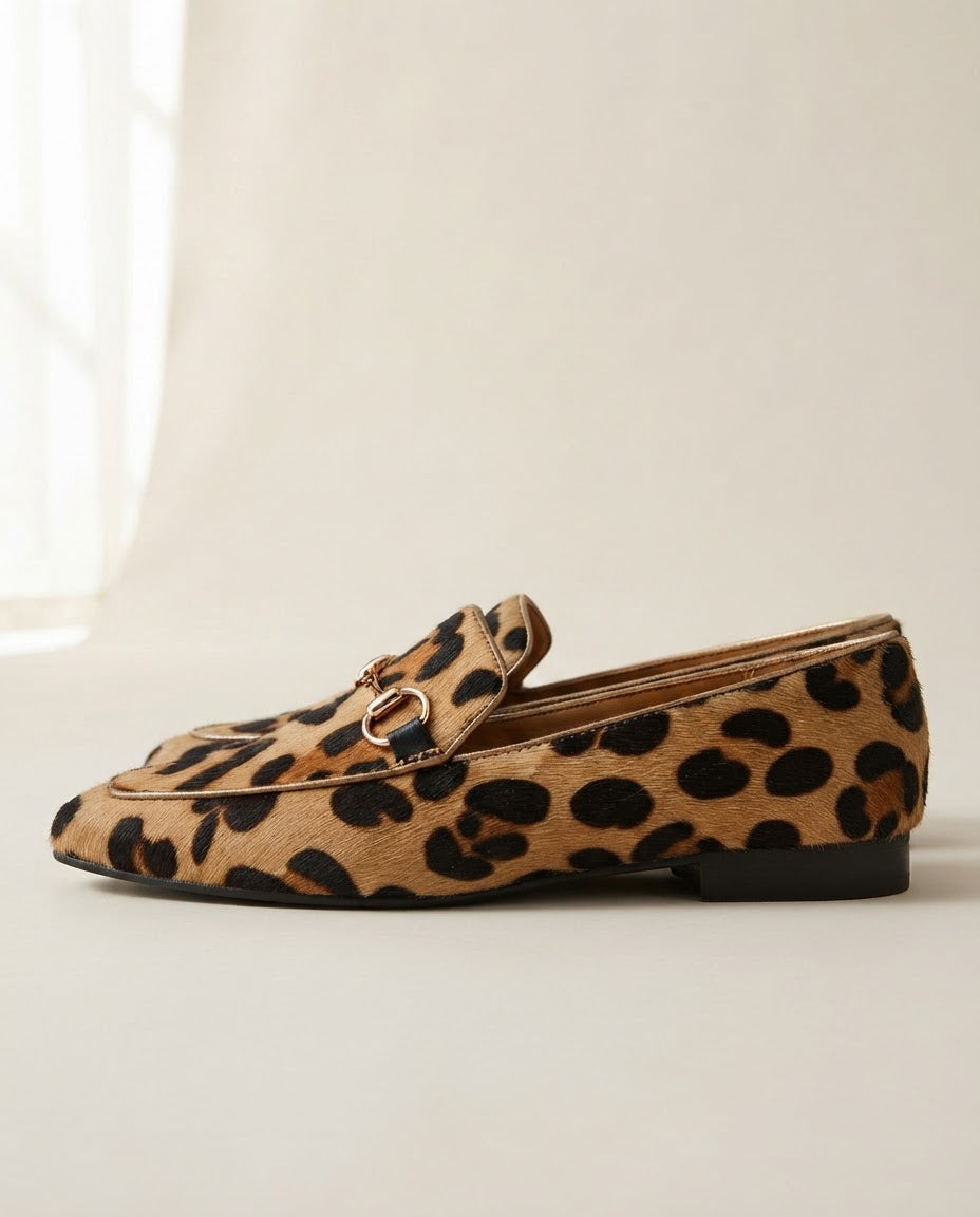 Serena Loafer — Léopard avec mors