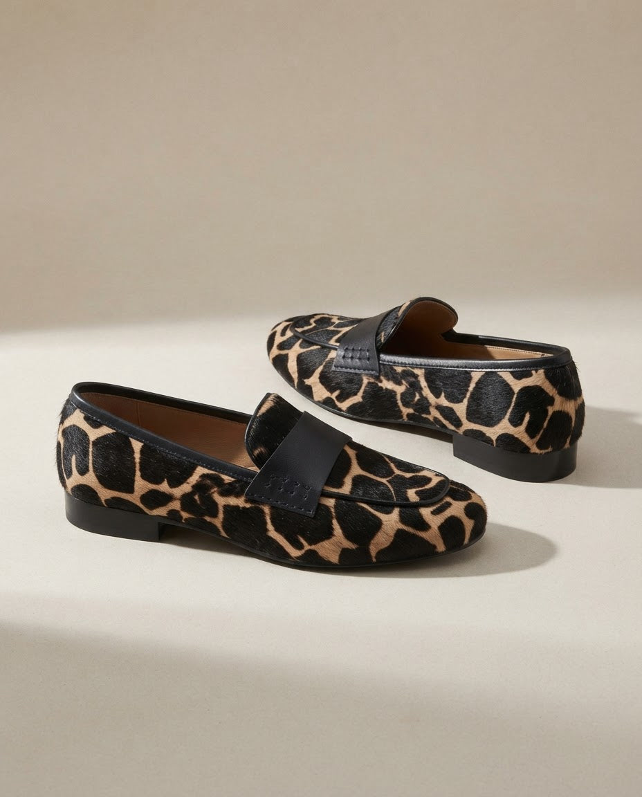 Giulia Mocassin — Girafe Abricot