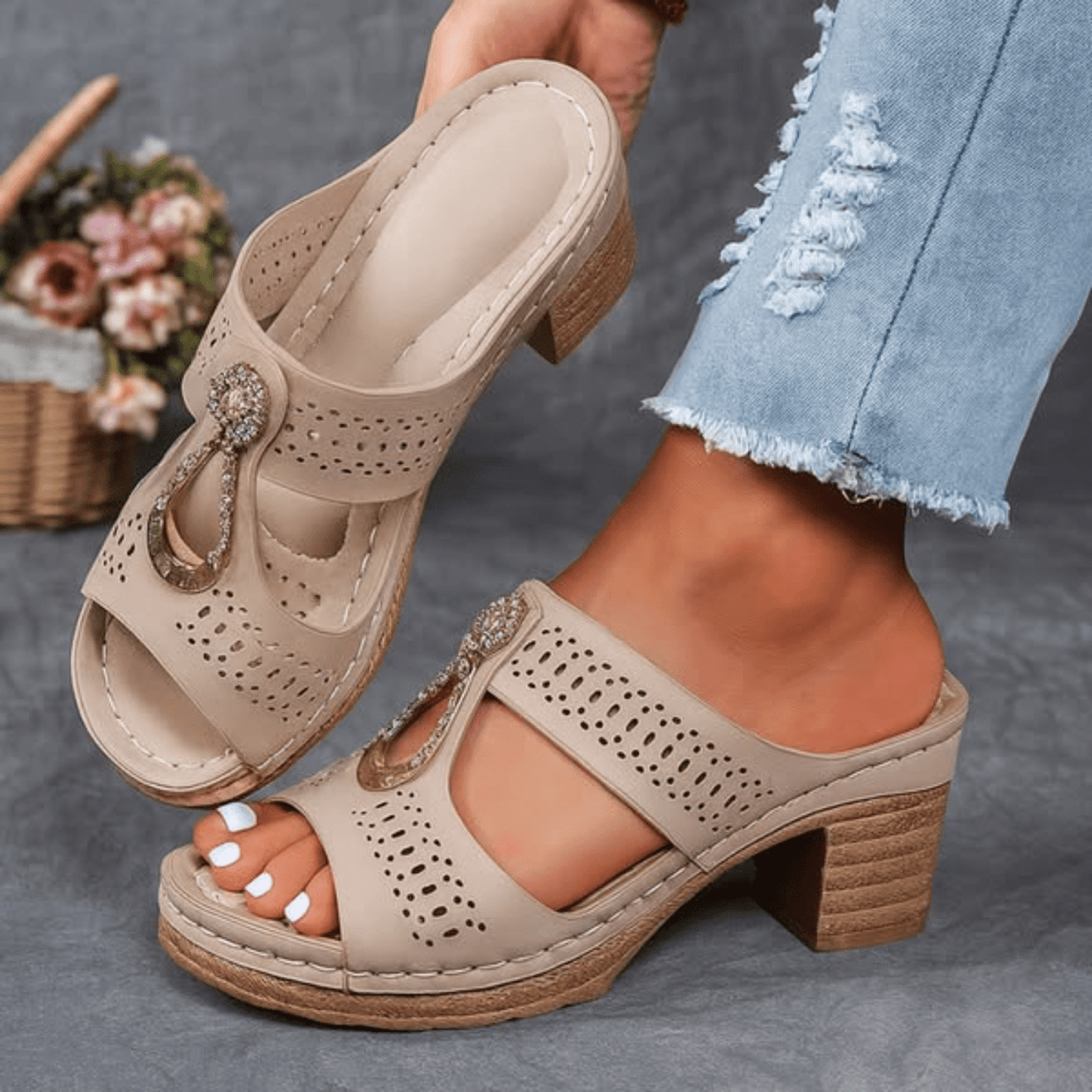 DELAUNAY | Sandales Orthopédiques Confortables Claire