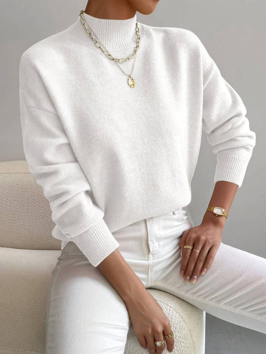 DELAUNAY | Pull Col Montant Doux Christine
