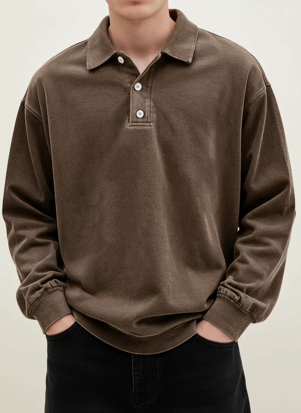 DELAUNAY | Pull Polo Héritage Moderne