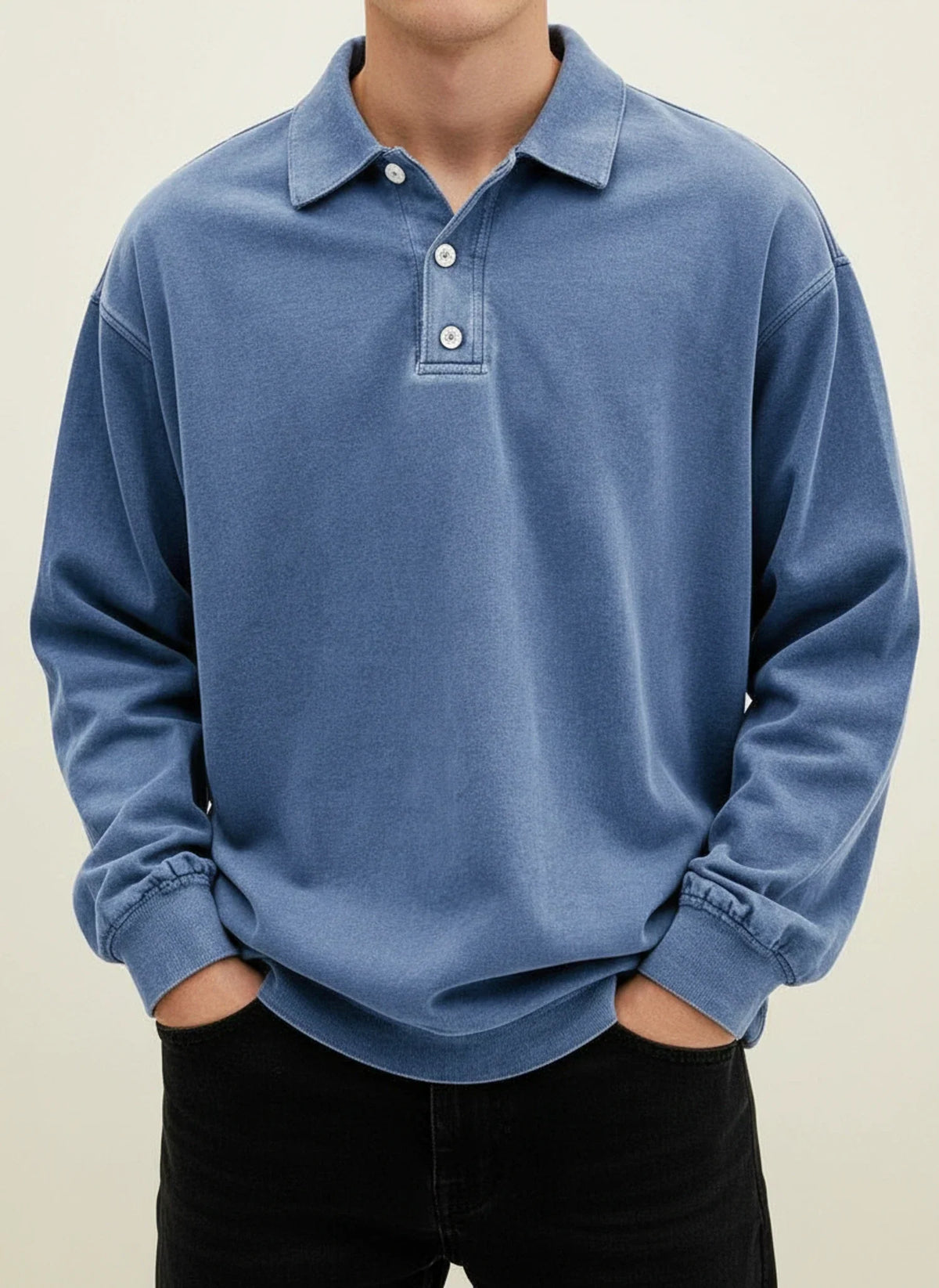 DELAUNAY | Pull Polo Héritage Moderne