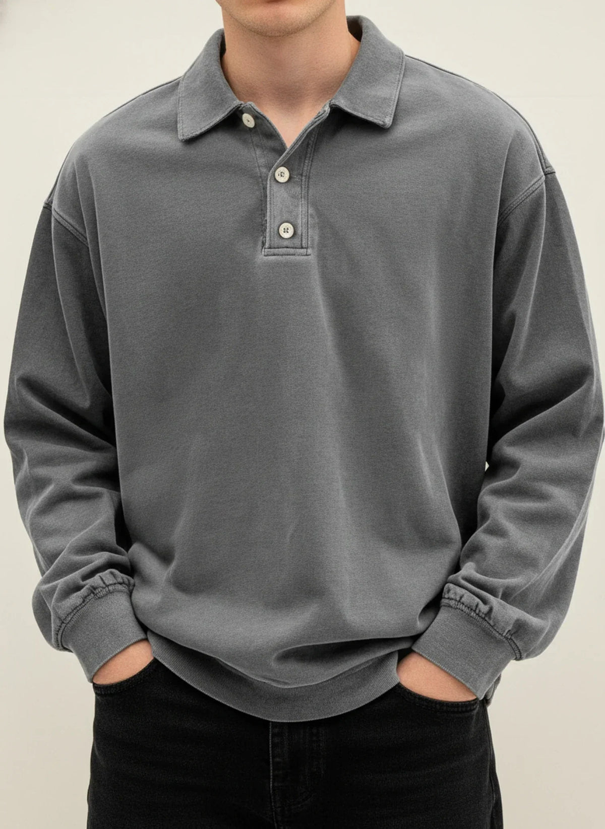 DELAUNAY | Pull Polo Héritage Moderne