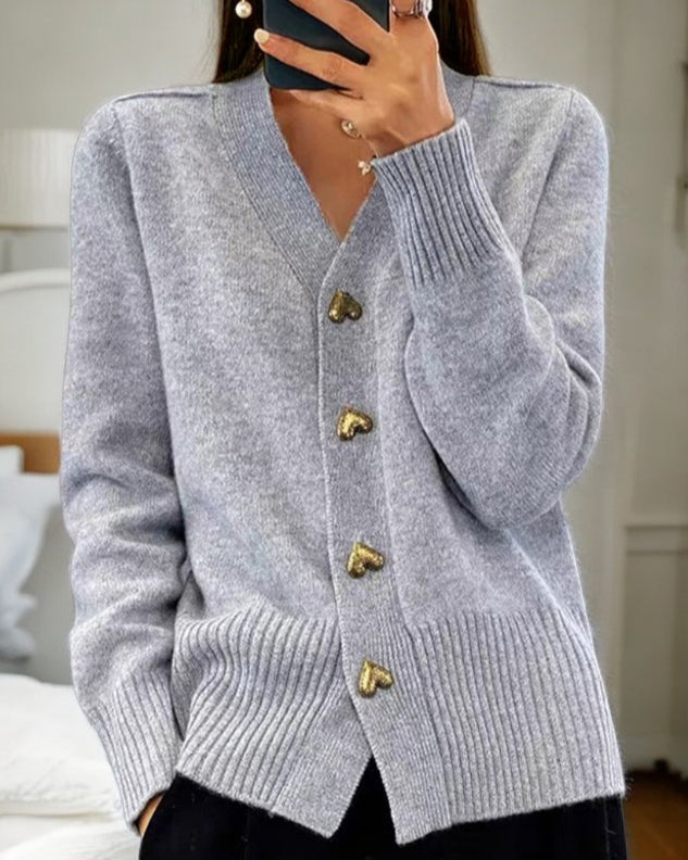 Michaela | Cardigan à Col en V