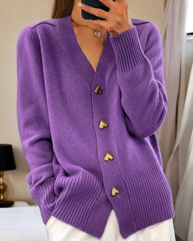 Michaela | Cardigan à Col en V