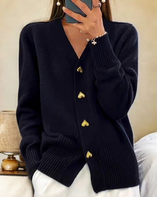 Michaela | Cardigan à Col en V