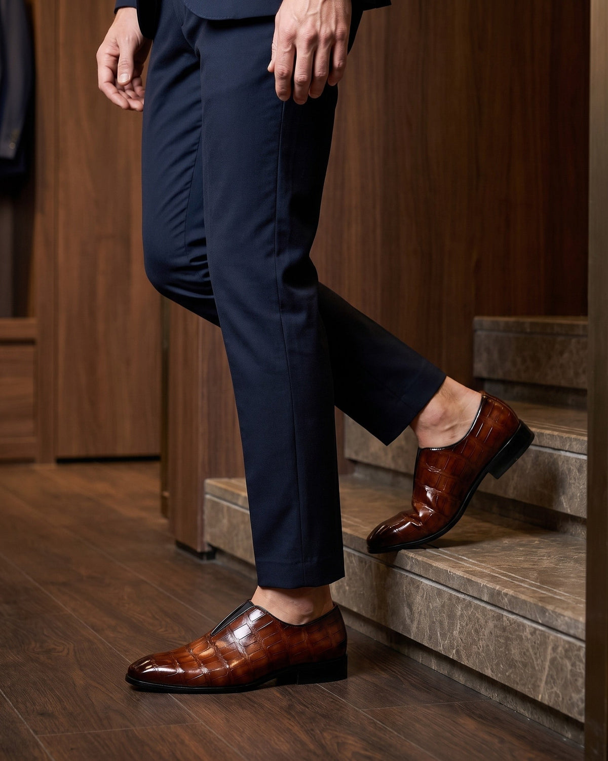Mocassin Slip-On Lorenzo en Cuir