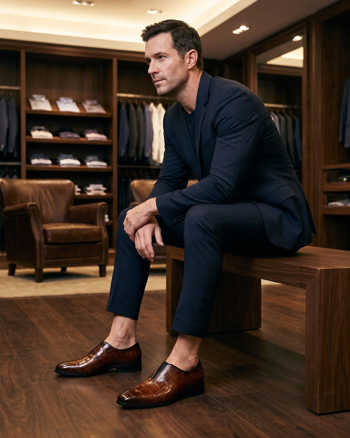 Mocassin Slip-On Lorenzo en Cuir