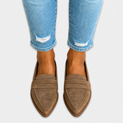 Irene Loafer — Bout pointu effet daim