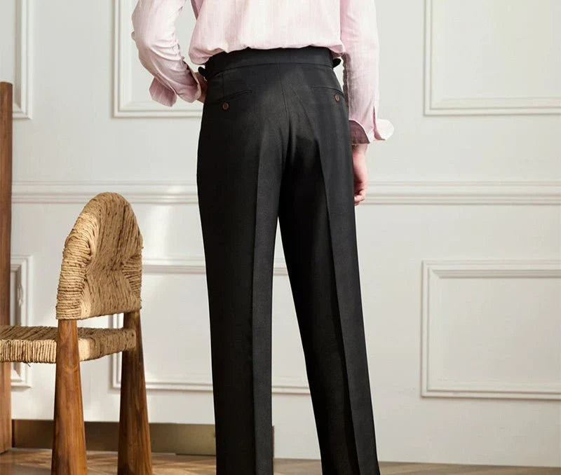 DELAUNAY | Pantalon fluide taille haute élégant