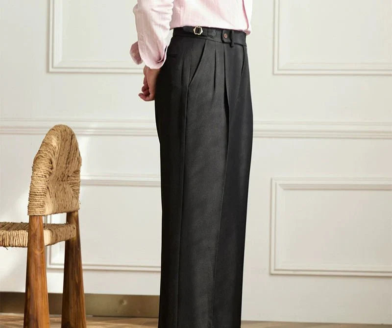 DELAUNAY | Pantalon fluide taille haute élégant