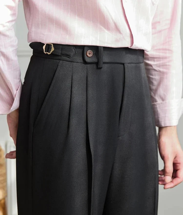 DELAUNAY | Pantalon fluide taille haute élégant