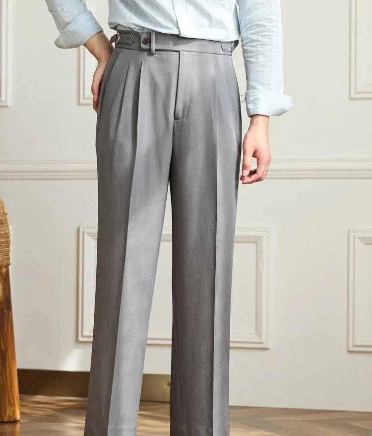 DELAUNAY | Pantalon fluide taille haute élégant