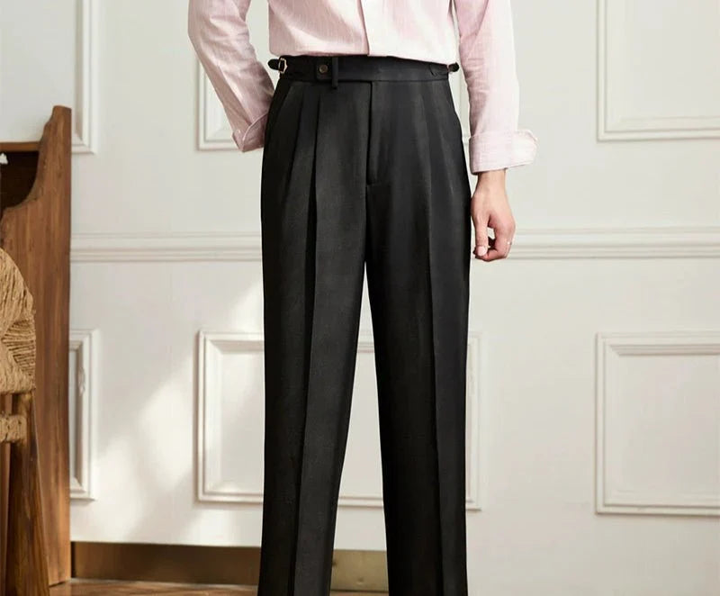 DELAUNAY | Pantalon fluide taille haute élégant