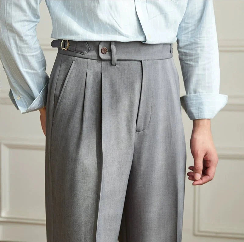 DELAUNAY | Pantalon fluide taille haute élégant