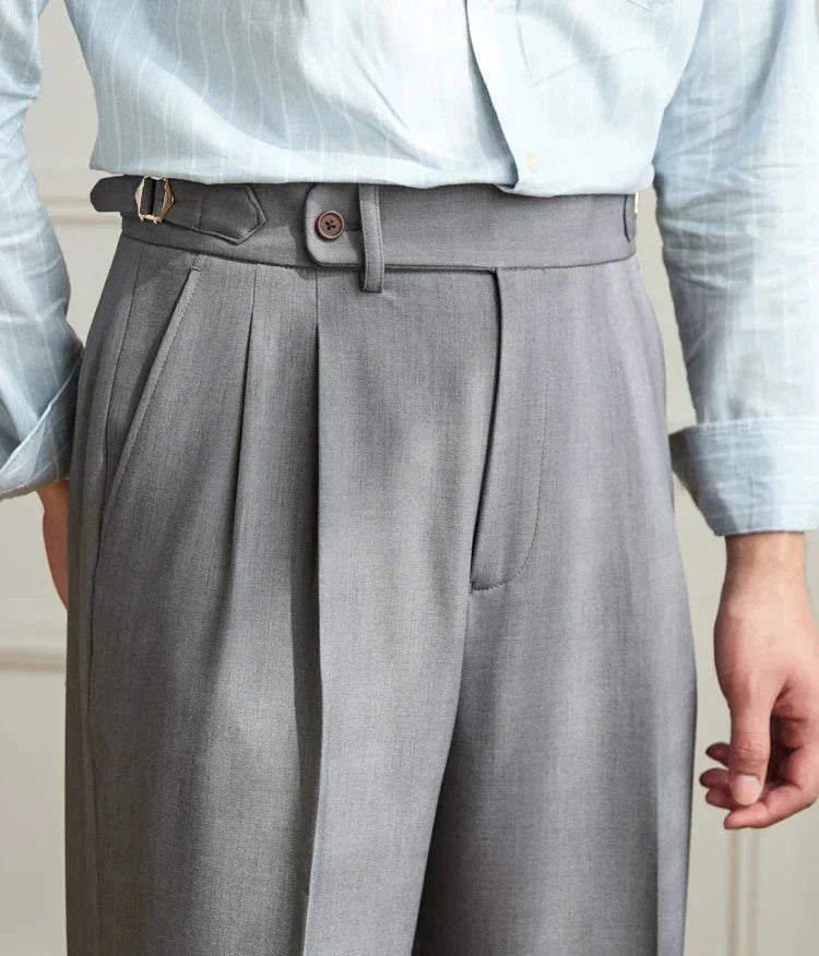 DELAUNAY | Pantalon fluide taille haute élégant