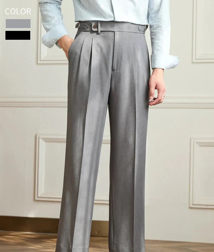DELAUNAY | Pantalon fluide taille haute élégant