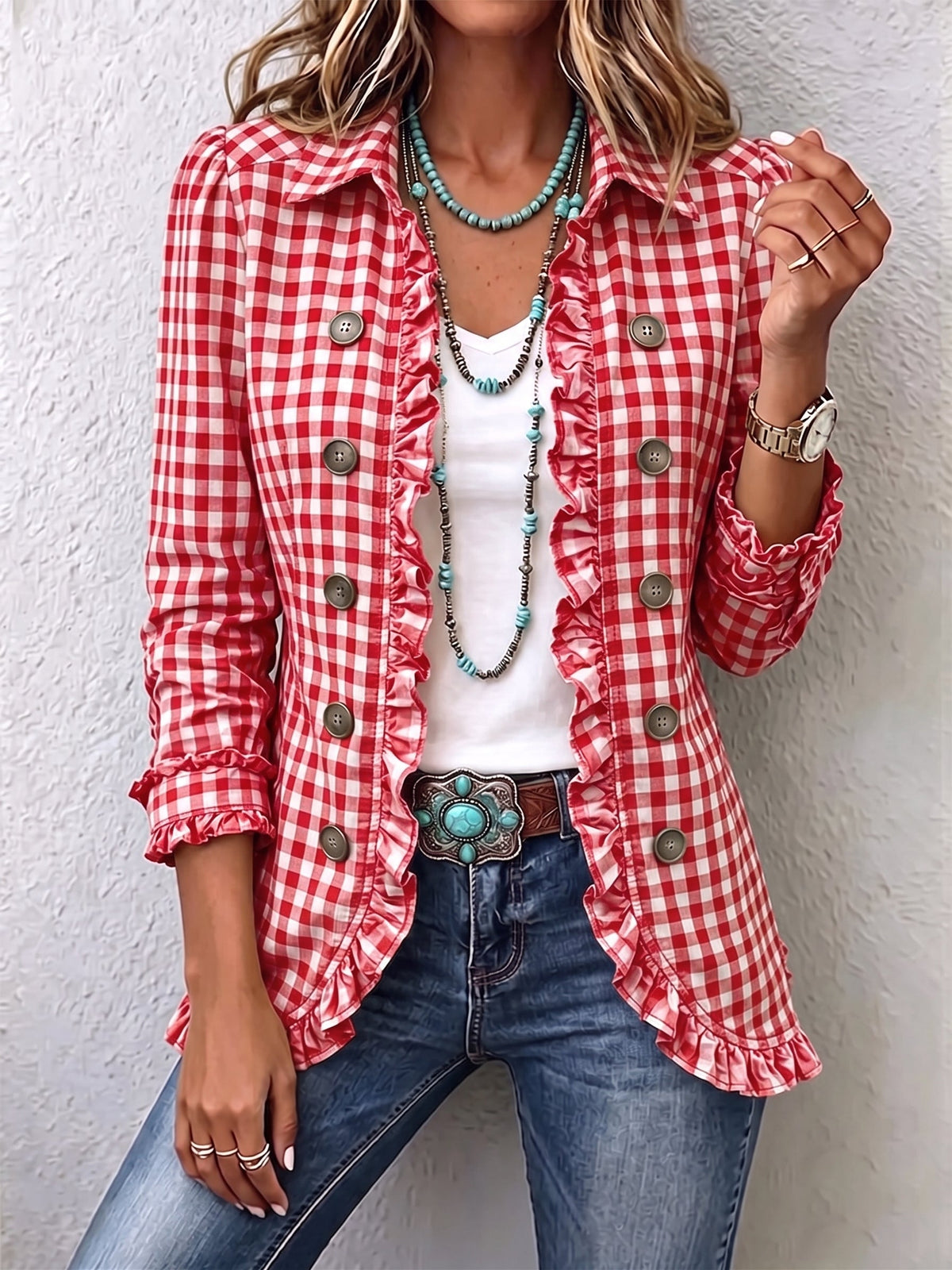 Purificación | Ruffled Jacket