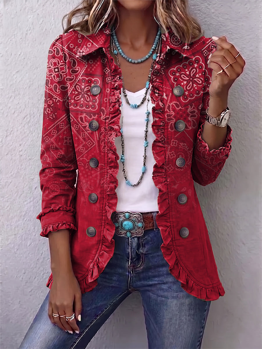 Clotilde | Veste avec Volants