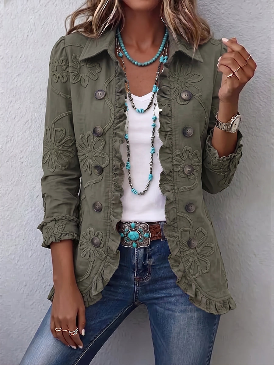 Ascensión | Ruffled Jacket
