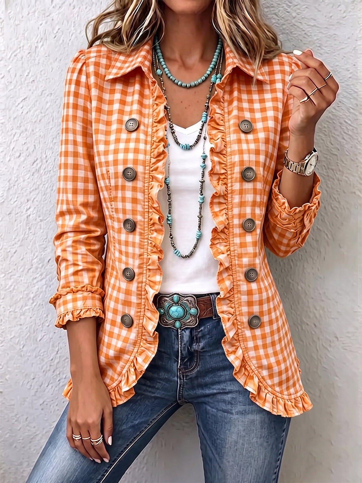 Purificación | Ruffled Jacket