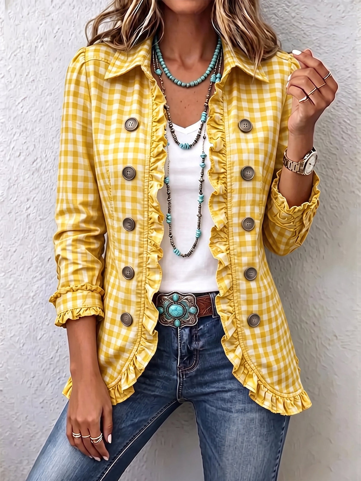Purificación | Ruffled Jacket