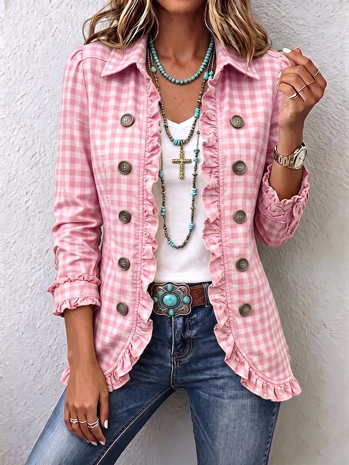 Purificación | Ruffled Jacket