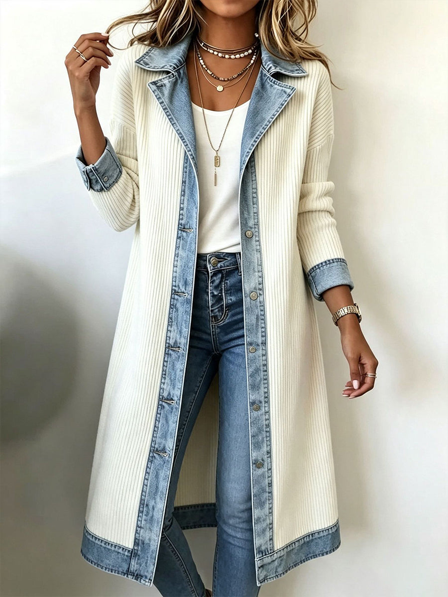 Riley™ | Cardigan long en maille décontracté