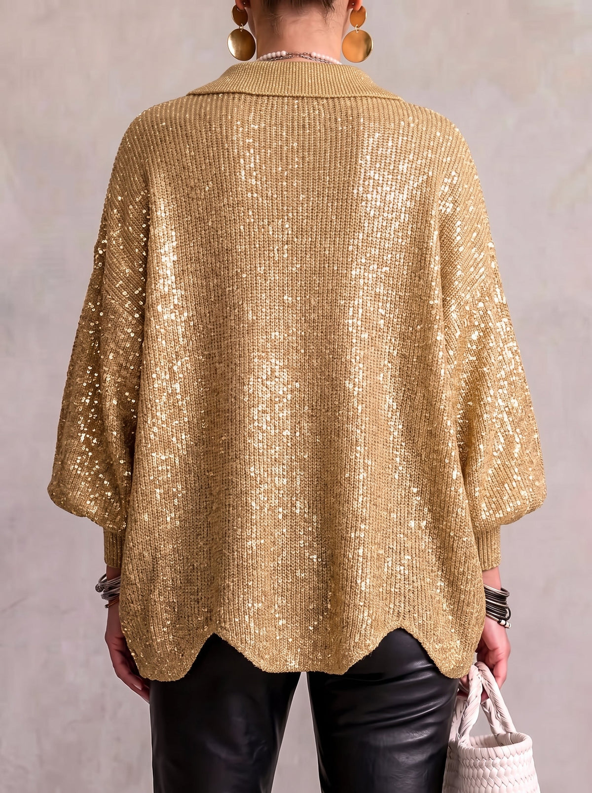 DELAUNAY | Gilet Oversize Boutons Dorés Manon