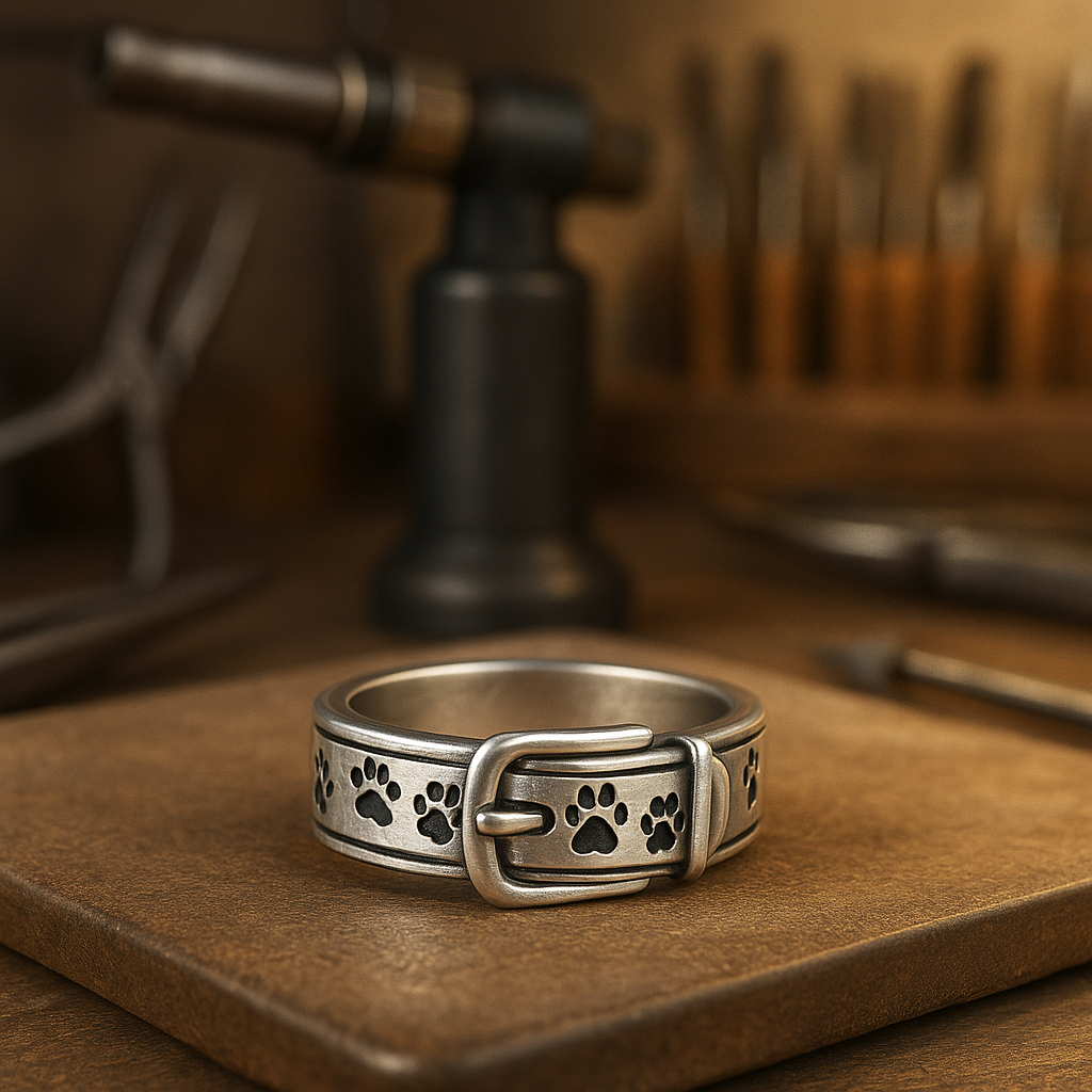 Fido | Bague inspirée du collier de chien