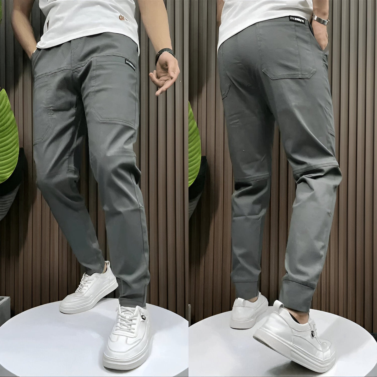 DELAUNAY | Pantalon cargo extensible