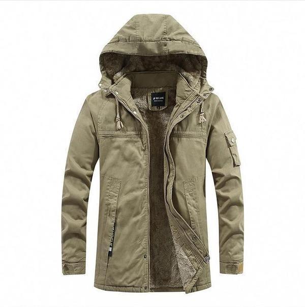Manteau d'hiver chaud et élégant