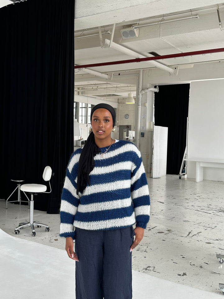 Delaunay | PULL OVERSIZE EN TRICOT RAYÉ