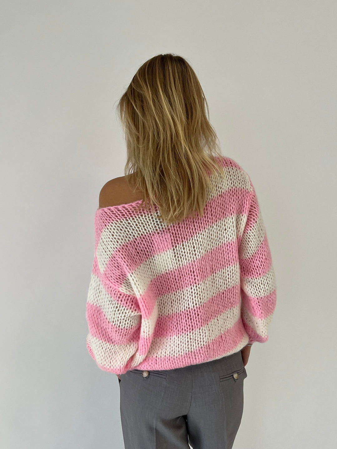 Delaunay | PULL OVERSIZE EN TRICOT RAYÉ