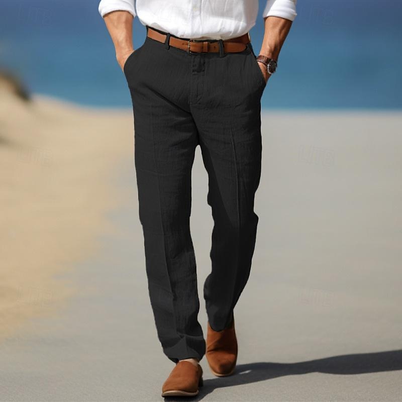 DELAUNAY | Pantalon Homme Luxe en Lin Premium