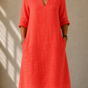 DELAUNAY | Robe Fluide Coupe Droite Margot