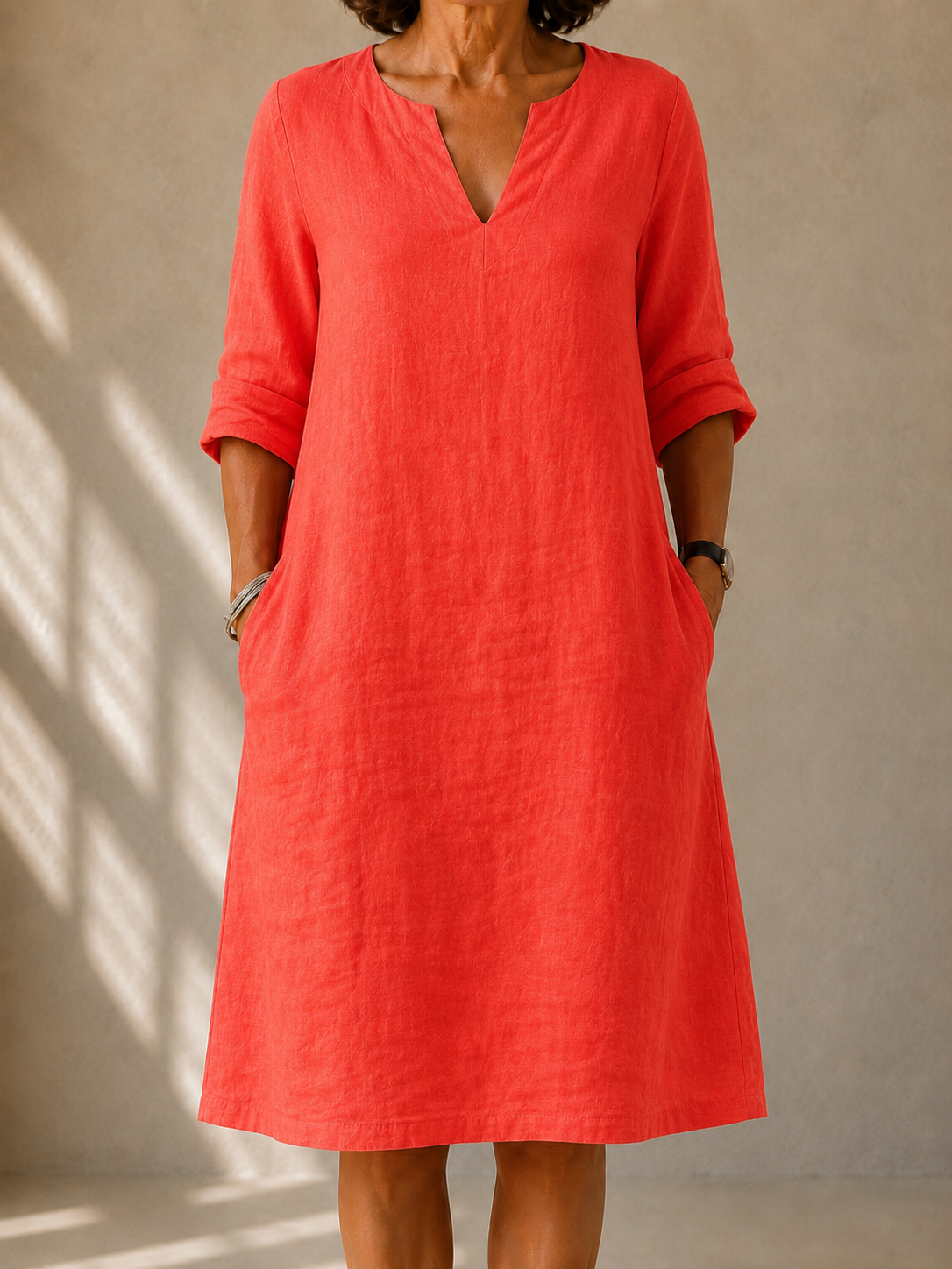DELAUNAY | Robe Fluide Coupe Droite Margot