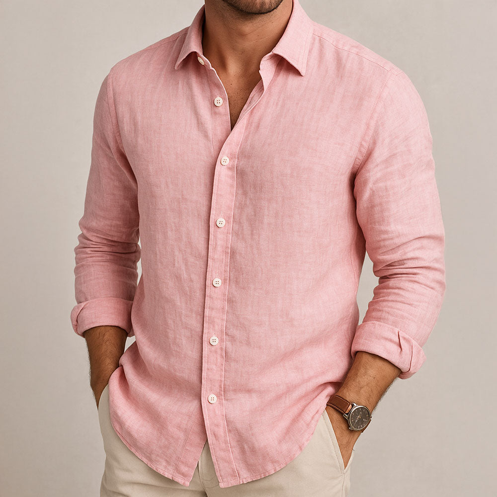 DELAUNAY | Chemise Essentielle en Lin pour Homme