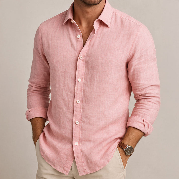 Delaunay | CHEMISE ESSENTIELLE EN LIN POUR HOMME