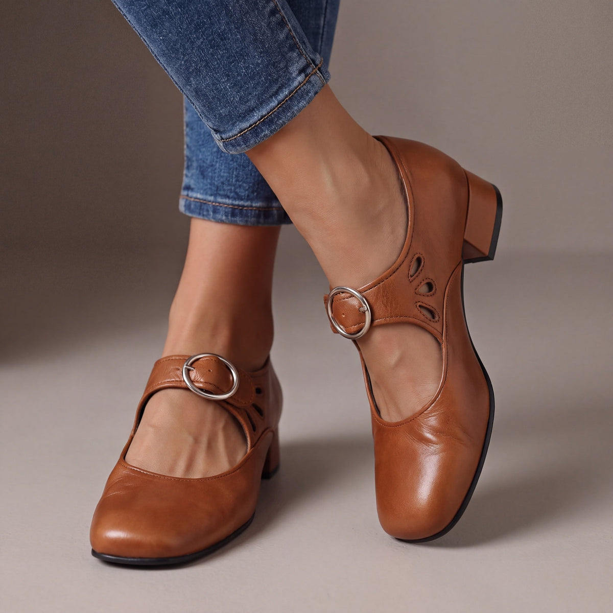DELAUNAY | Babies en Cuir Souple Nathalie